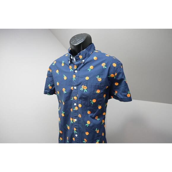 J Crew Flex Wash Dress Shirt Slim Fit Button Up Short Sleeve Mens Sz Large - Picture 1 of 9